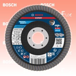 Fächerschleifscheibe X782, ⌀ 115 mm, Korn 80
